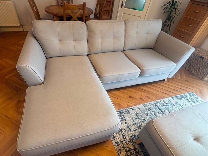 DFS 4 Seater L shaped couch