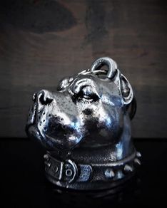 Bravo 3D Pit Bull Guardian Spirit Bell Motorcycle Motorbike Biker Gift