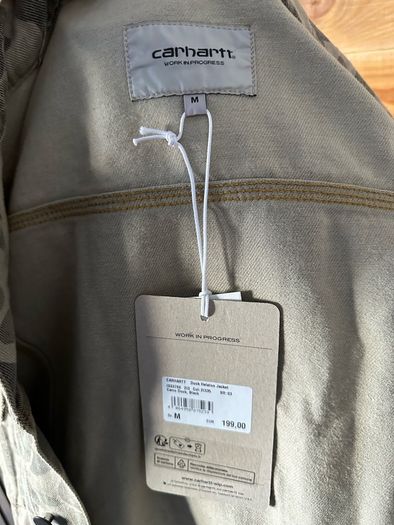 denim jacket Carhartt Camo Duck Helston men women unisex BNWT