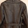 vintage genuine leather coat Image 6