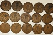 Ireland 1928-1968 Full Date 1d Penny Lot Date Run Including 1940 Key Date Penny