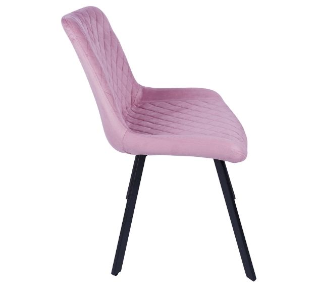 Savina Pink Velvet Upholstered Chair