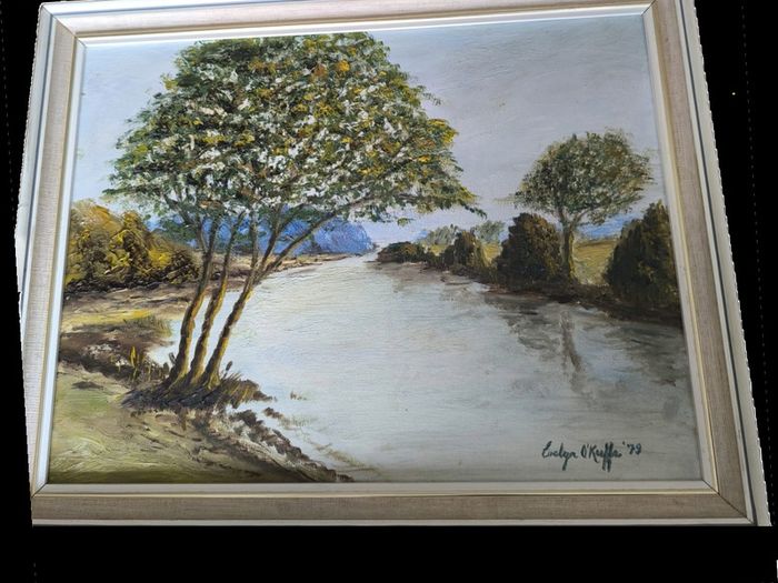 Evelyn O'Keeffe landscape oil painting