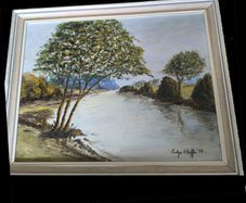 Evelyn O'Keeffe landscape oil painting