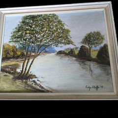 Evelyn O'Keeffe landscape oil painting