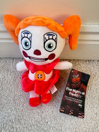 Five Nights At Freddy's Circus Baby FNAF Plush Sister Location approx. 20 cm. Please see photos