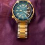 Citizen Automatic 200m Blue Dial Two-Tone Dive Mens Watch Image 3