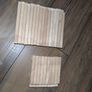 Large collection of wooden train tracks Image 2