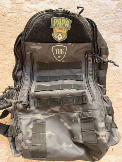 Tactical Baby Gear Carrier  Black Camo