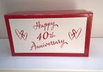 40th Ruby Anniversary Gift