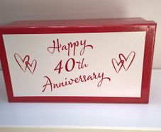 40th Ruby Anniversary Gift