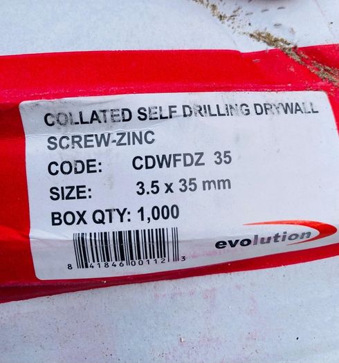 60,000 Collated Plasterboard Gun Screws Job Lot Clearance Plasterers Supplies