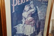 Large "Perfection Soap has no equal" framed print
