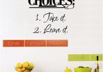 Kitchen Wall Art Decal / Sticker