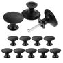 MULTIPLE COLOURS/PACK SIZES AVAILABLE12PCS Vintage Cabinet Knobs, Chic Drawer Handles, Antique Kitchen Cupboard Handles, 30mm Round Furniture Door Knob Image 3