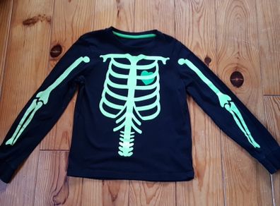 Age 8-9 Luminous Skeleton Top