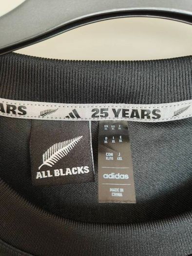 Adidas New Zealand All Blacks rugby supporter Jersey