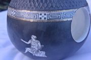 Royal Bayreuth Art Deco Cigar Ashtray and Match Striker