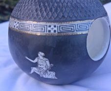 Royal Bayreuth Art Deco Cigar Ashtray and Match Striker