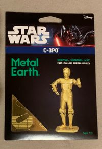 Metallic 3-d puzzle Star Wars C-3PO