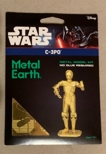 Metallic 3-d puzzle Star Wars C-3PO