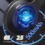 Bluetooth Headphones Over Ear, 65 Hours Playtime Wireless Headphones with Microphone, Foldable Lightweight Headset with Deep Bass,HiFi Stereo Sound for Travel Work PC Cellphone (Black) Image 7