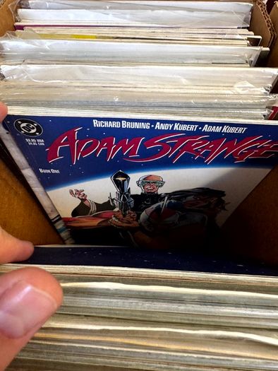DC Long Comic Box w 250 comics for Sale