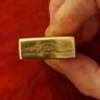 RARE 1920s Gillette 18k Gold-Plated Brass Blade Box Image 3