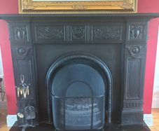 Black Cast Iron Fireplace