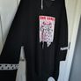Shine Black Matching Set 4XL Fits like UK 24,26 oversized Long Tunic  Trousers Image 3