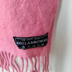 100% Lambswool scarf pink 150cm x 24cm in very good condition with no issues FREE STANDARD POSTAGE INCLUDED