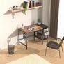 Computer Desk, Office Work Desk for student and worker, Writing Desk with drawer and Headphone Hook, Laptop Table with shelves, Modern Style Desks for Bedroom, Home, Office 100x50x75cm (FREE POSTAGE) Image 2