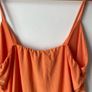 Prettylittlething bodysuit slinky tangerine double layer size 16 Image 4