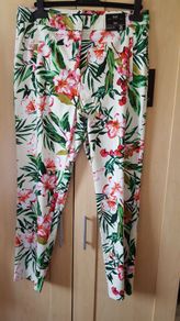 Slim Fit Ankle Grazer Trousers - Size 10