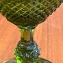 1960's jade green Fenton style compote/bonbon dish Image 4