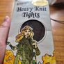 Vintage 1960s BHS Heavy Knit Tights Size: Large Chocolate colour with Gusset Image 8