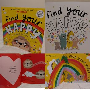 Find Your Happy story book By Emily Coxhead