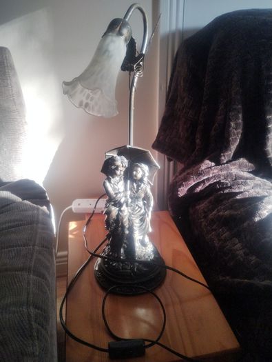 Bronze style table lamp
