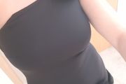Mini Black Dress one shoulder