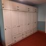 Large fitted bedroom wardrobe set with matching chest of drawers Image 4