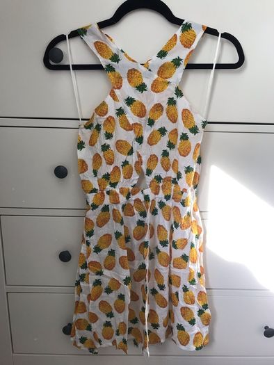 topshop sundress pineapple print