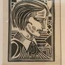 Harry Kernoff, R.H.A. 1900-1974 woodcut i think its called the poet Image 2