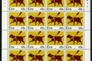 2006 Ireland 30th Anniversary of Irish Guide Dogs for the Blind Commemorative Stamp Sheetlet Plate 1B1B1B1B Mint Never Hinged (MNH)