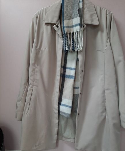 new coat USA XL and scarf