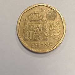 Spain 500 pesetas coin