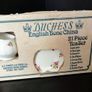 Boxed Duchess English Bone China 21 Ps Tea Set "Carnation" Image 10