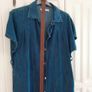 Denim Buttoned Dress, With Tan Belt New Image 2