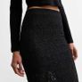 Brand new Black Frill Hem Lace Midi Skirt, NEW LOOK, SIZE 8 Image 9