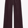 Fab Zara Dark Burgundy Suede Effect Hoodie Jacket and Matching Wide Leg Trousers Co Ord   UK 14 Image 10
