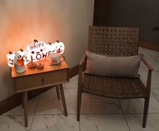 Lounge chair and side table